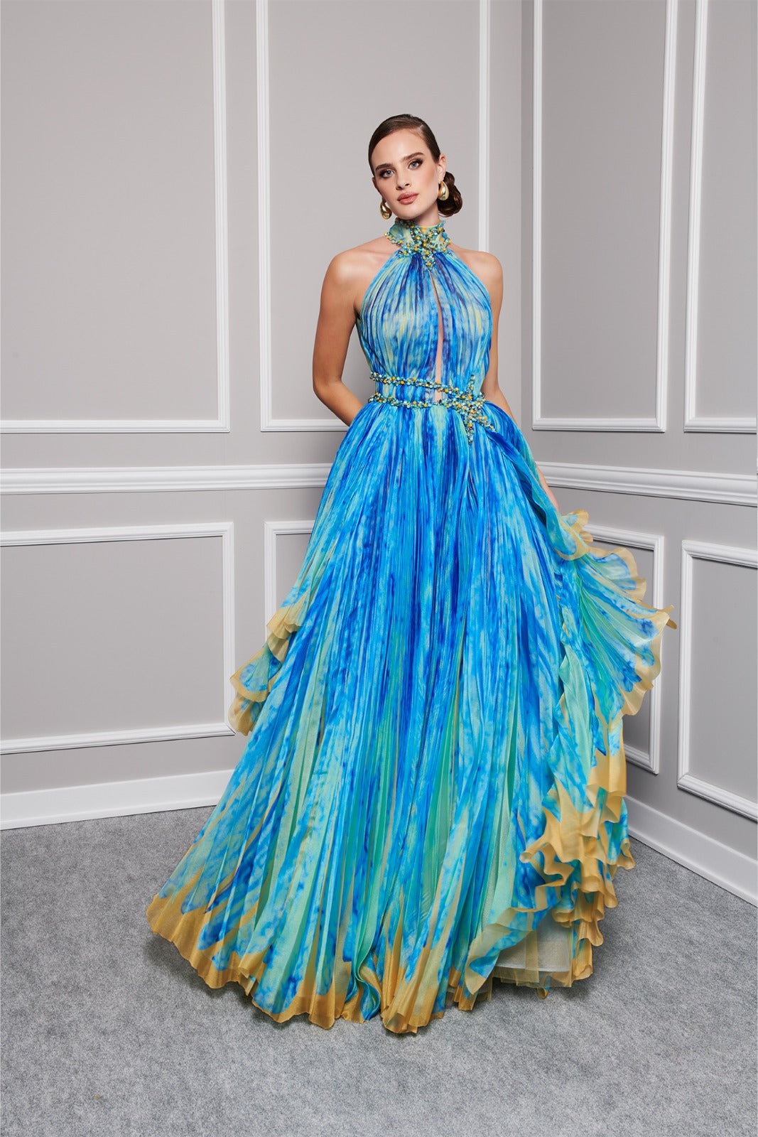 fouad sarkis blue dress Fouad Sarkis 2822