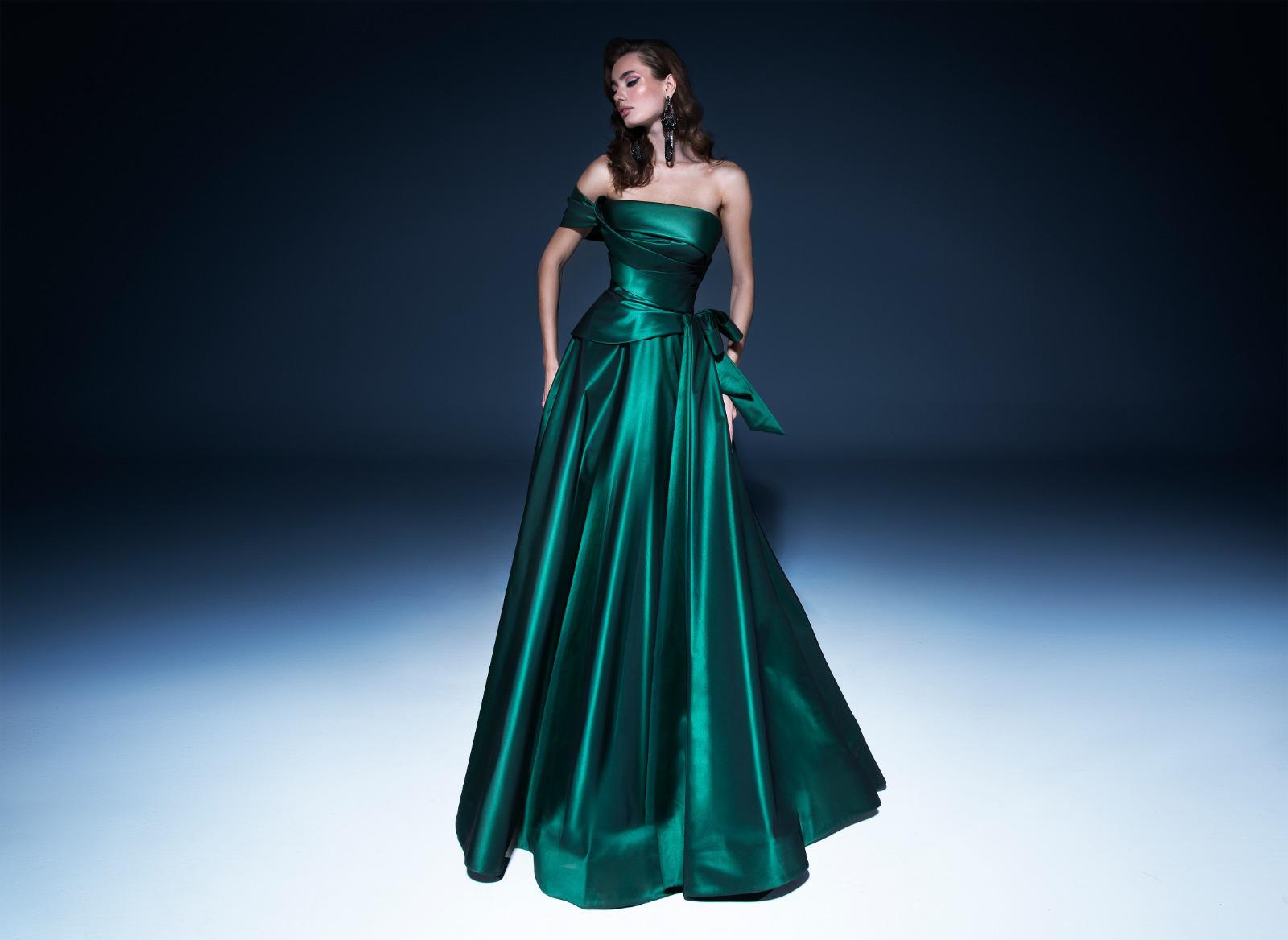 fouad sarkis green dress FOUAD SARKIS 2761 Dress